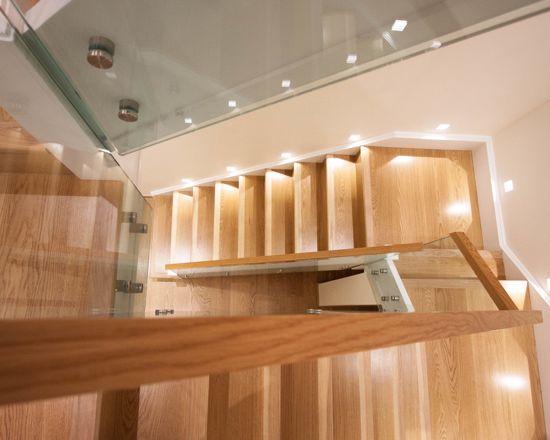 wooden stairs